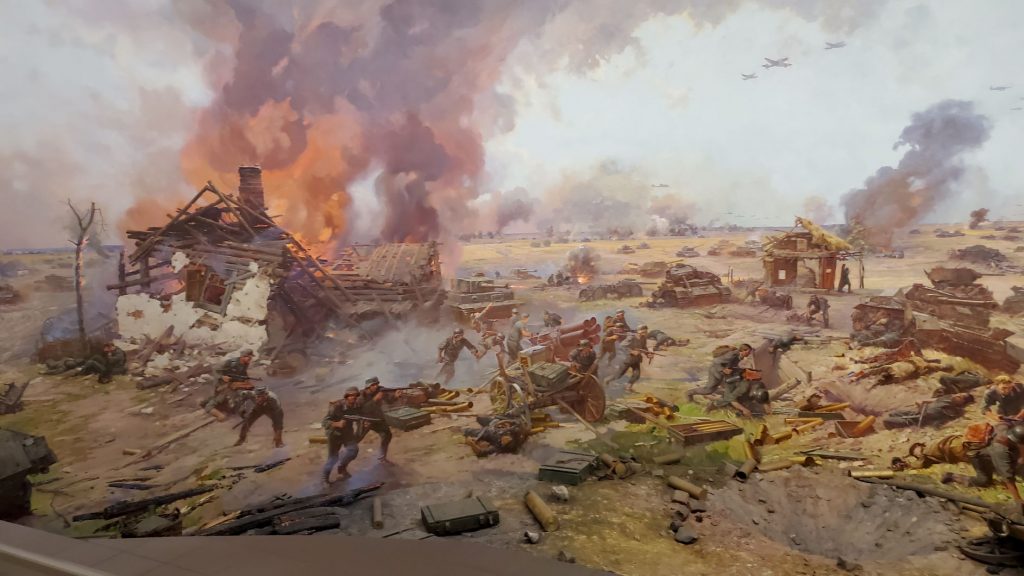 Battle of Kursk - Painting-Diorama at the Great Patriotic War Museum ...