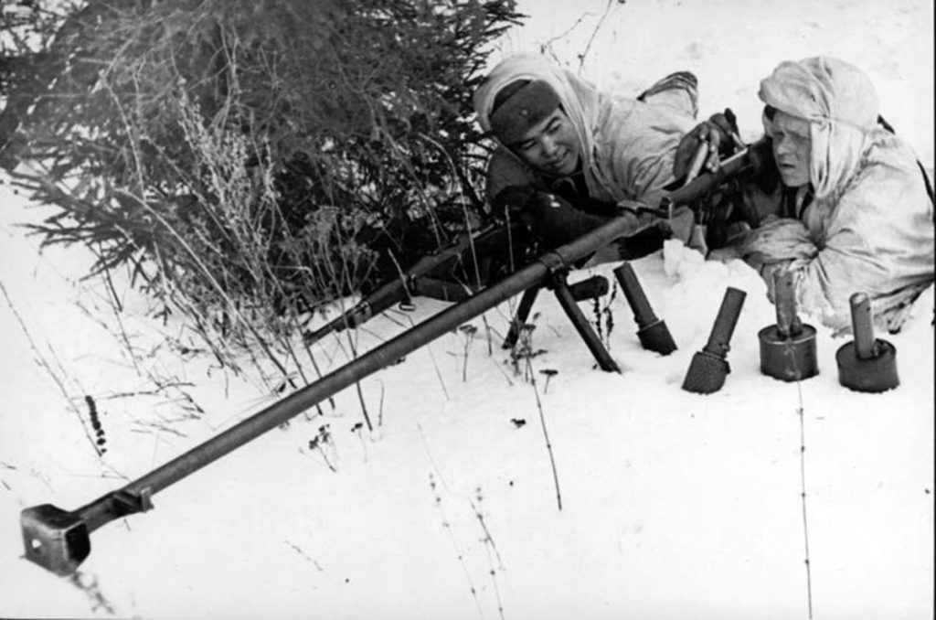 PTRD-41 Soviet WW2 Anti Tank Rifle - Real History Online